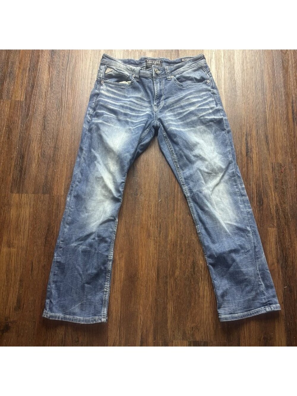 Salvage Mayhem Straight Men’s Medium Wash Jeans Size 32S